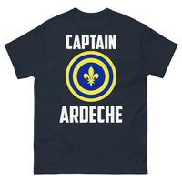 Thumbnail for T-shirt Ardèche marine - Captain Ardèche, fierté ardéchoise