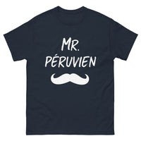 Thumbnail for T-shirt Péruvien marine - Élégance des Andes