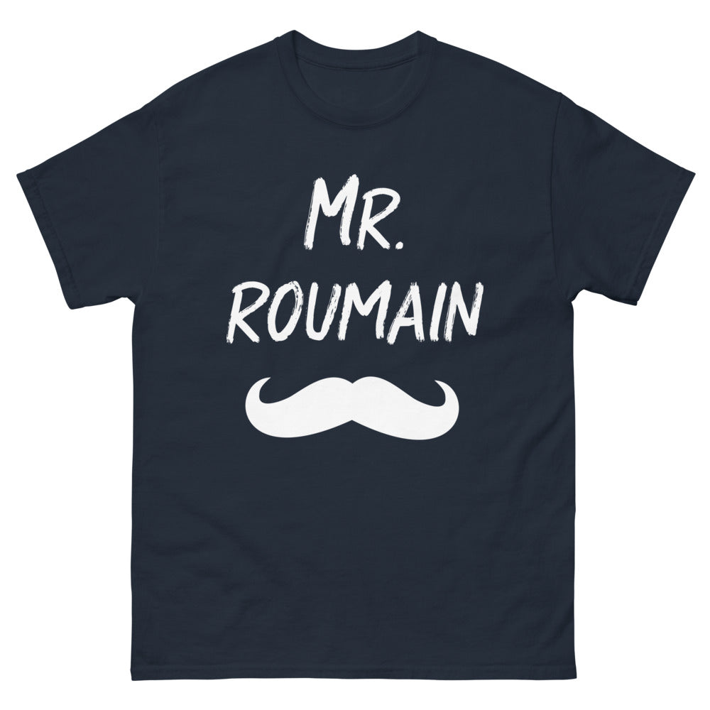 T-shirt Roumain marine - clin d'œil roumain
