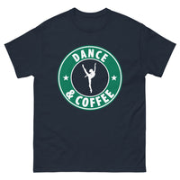 Thumbnail for T-shirt Danse & Café marine - motif danse & café