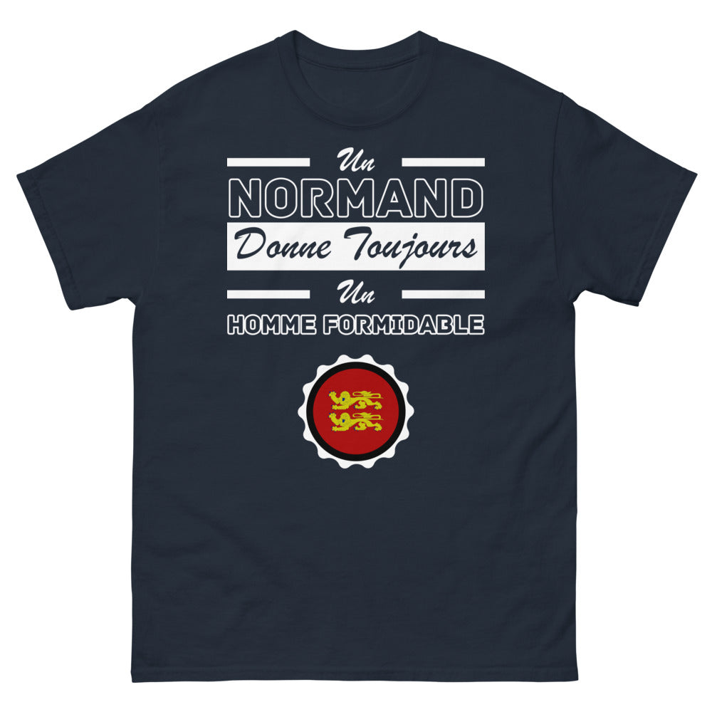 T-shirt Normand marine - esprit fier et chaleureux