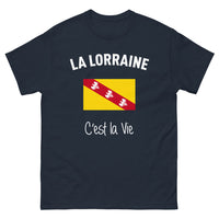 Thumbnail for T-shirt Lorraine marine face - La Lorraine, c'est la vie