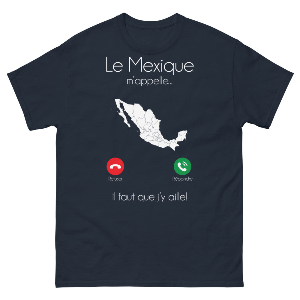 T-shirt Mexique marine - Le Mexique m'appelle