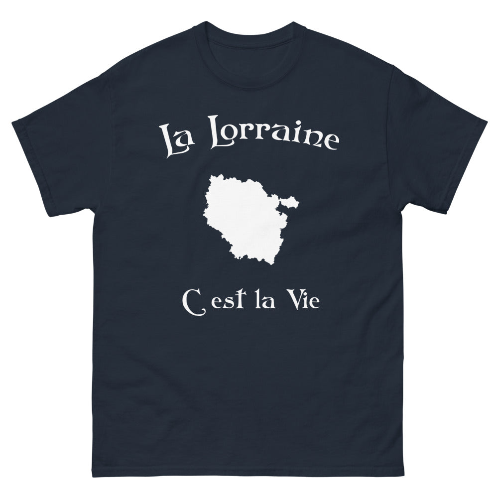 T-shirt La Lorraine marine face - La Lorraine, c'est la vie