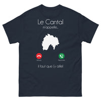 Thumbnail for T-shirt Cantal marine - Le Cantal vous appelle