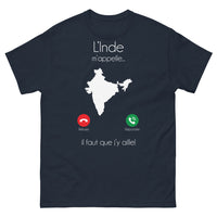 Thumbnail for T-shirt Inde marine - L'Inde m'appelle