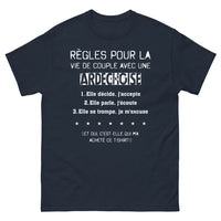 Thumbnail for T-shirt Ardéchoise marine - Règles de Vie