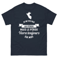 Thumbnail for T-shirt Pérou marine - lama des Andes