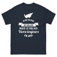 Thumbnail for T-shirt Valais marine face - Valais vivra toujours en moi