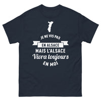 Thumbnail for T-shirt Alsace marine face - ne vis pas en Alsace