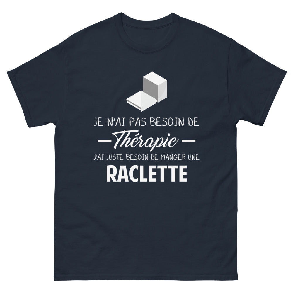 T-shirt Savoyard marine - raclette humour