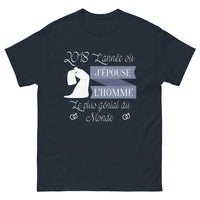 Thumbnail for T-shirt Année 2018 marine - 2018, l'année du bonheur