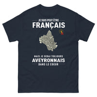 Thumbnail for T-shirt Aveyron noir dos - Aveyronnais dans le cœur