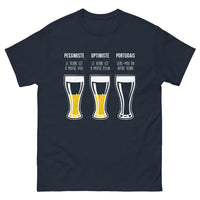 Thumbnail for T-shirt Portugais marine face - Le Verre à moitié plein