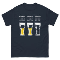 Thumbnail for T-shirt Auvergne marine - verre à moitié plein ou vide