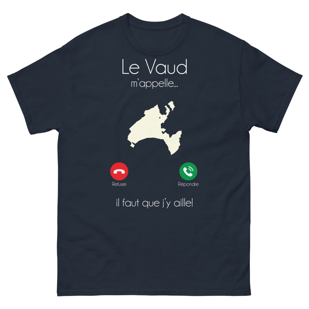 T-shirt Vaudois marine - Le Vaud m'appelle