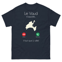Thumbnail for T-shirt Vaudois marine - Le Vaud m'appelle