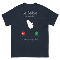 Thumbnail for T-shirt Serbie marine - l'appel des racines