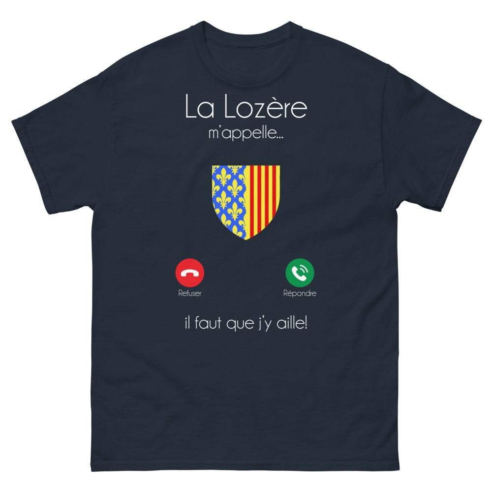 T-shirt Lozère marine - La Lozère m'appelle