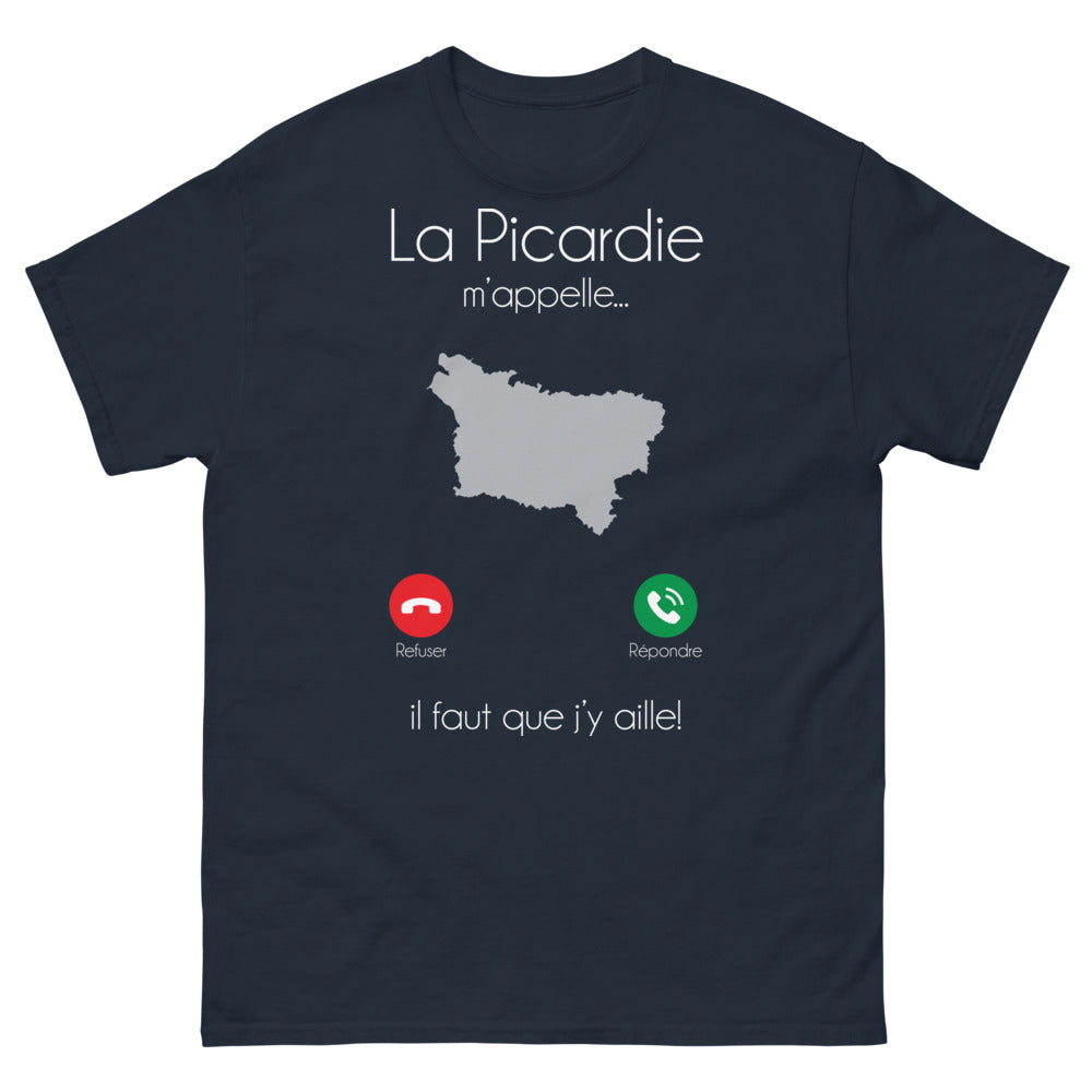 T-shirt Picardie marine - La Picardie m'appelle