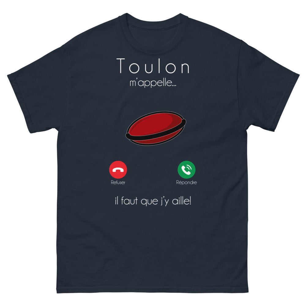 T-shirt Toulon marine - M'appelle, il faut que j'y aille