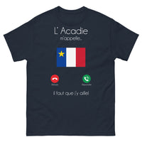 Thumbnail for T-shirt Acadie marine - L'Acadie m'appelle