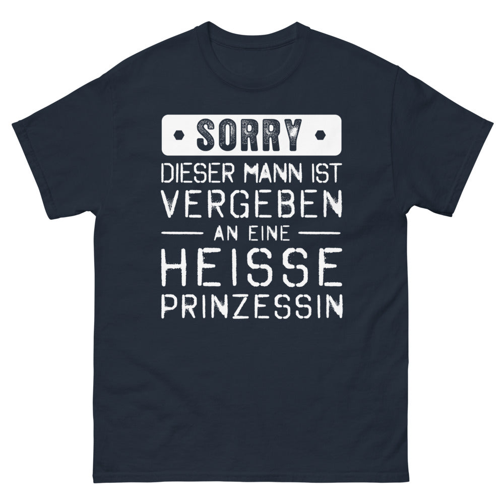 Marineblaues T-Shirt Deutschland - Vergeben an eine heiße Prinzessin