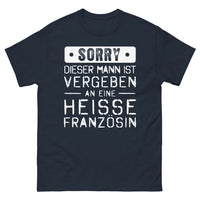 Thumbnail for Marineblaues T-Shirt Frankreich - Witz über Herkunft