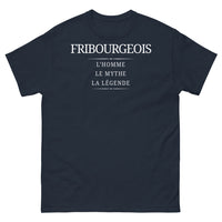 Thumbnail for T-shirt Fribourgeois marine - L'homme, le mythe, la légende