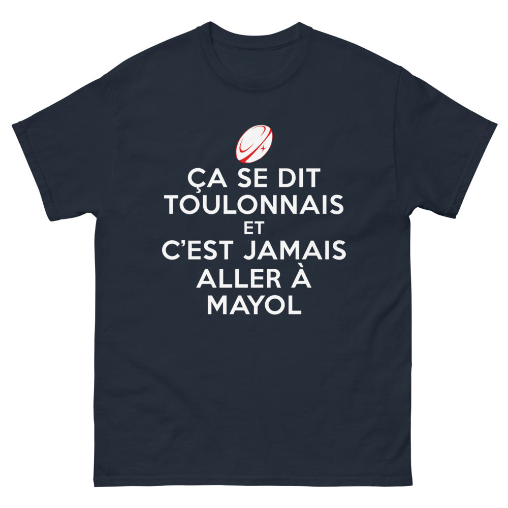 T-shirt Toulonnais marine - Jamais Aller à Mayol