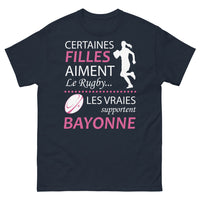 Thumbnail for T-shirt Bayonne marine - Les vraies supportent Bayonne