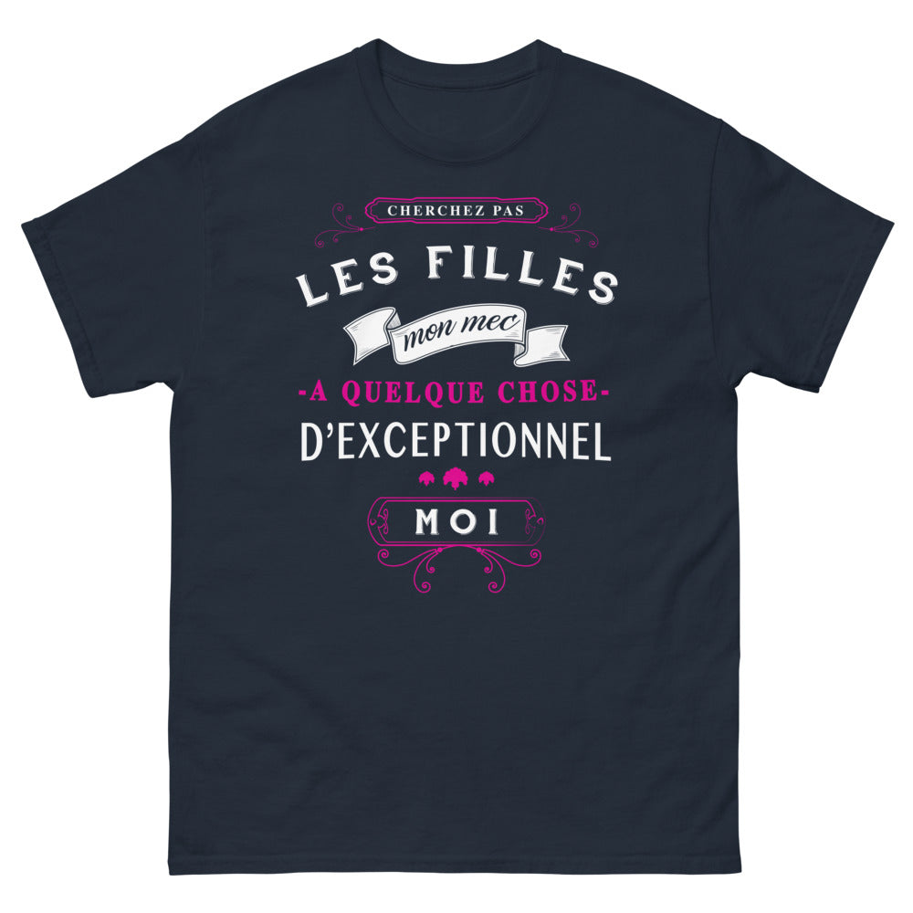 T-shirt humour amoureux marine - message ironique