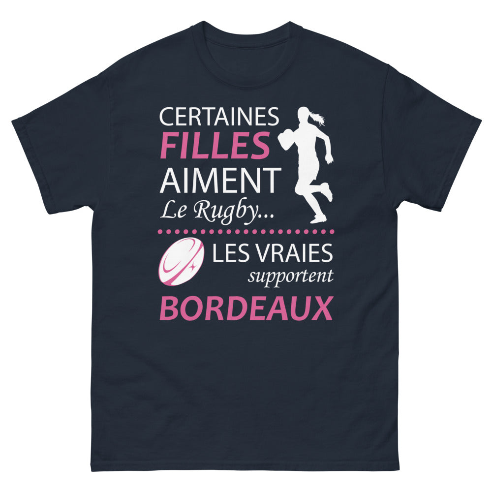 T-shirt Bordeaux rugby marine - passion rugby