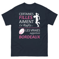Thumbnail for T-shirt Bordeaux rugby marine - passion rugby