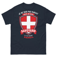 Thumbnail for T-shirt Savoyard marine - Savoyard et presque parfait