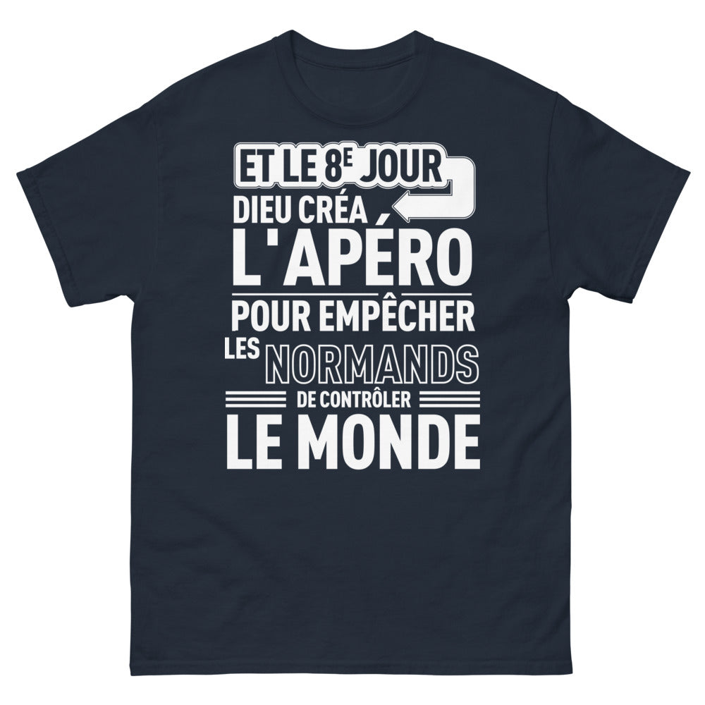 T-shirt Normands et l’Apéro marine - fièrement normand