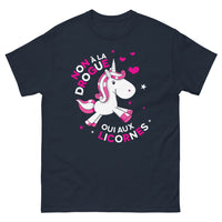 Thumbnail for T-shirt licornes marine - magie et humour