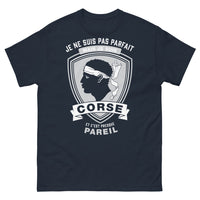 Thumbnail for T-shirt Corse bleu marine - design sombre