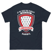 Thumbnail for T-shirt Limousin marine - Je ne suis pas parfait mais je suis Limousin
