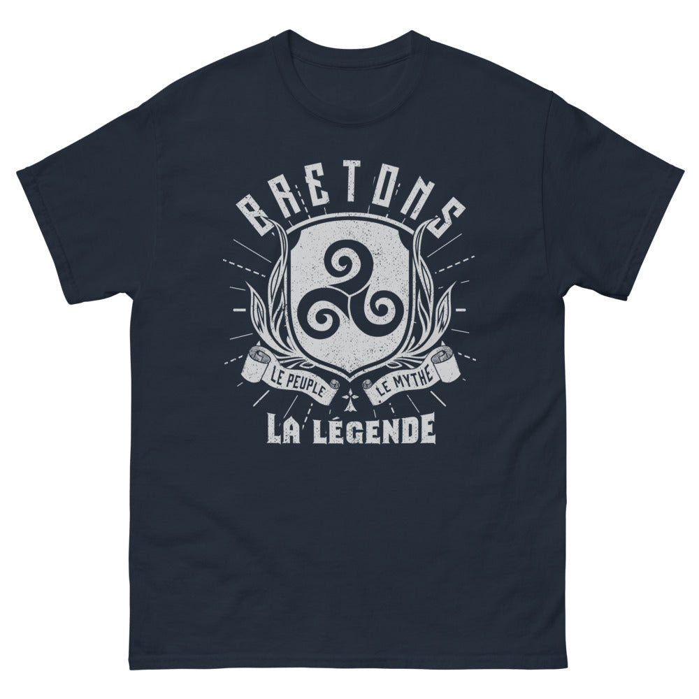 T-shirt Breton noir dos - Le Peuple, le Mythe, la Légende