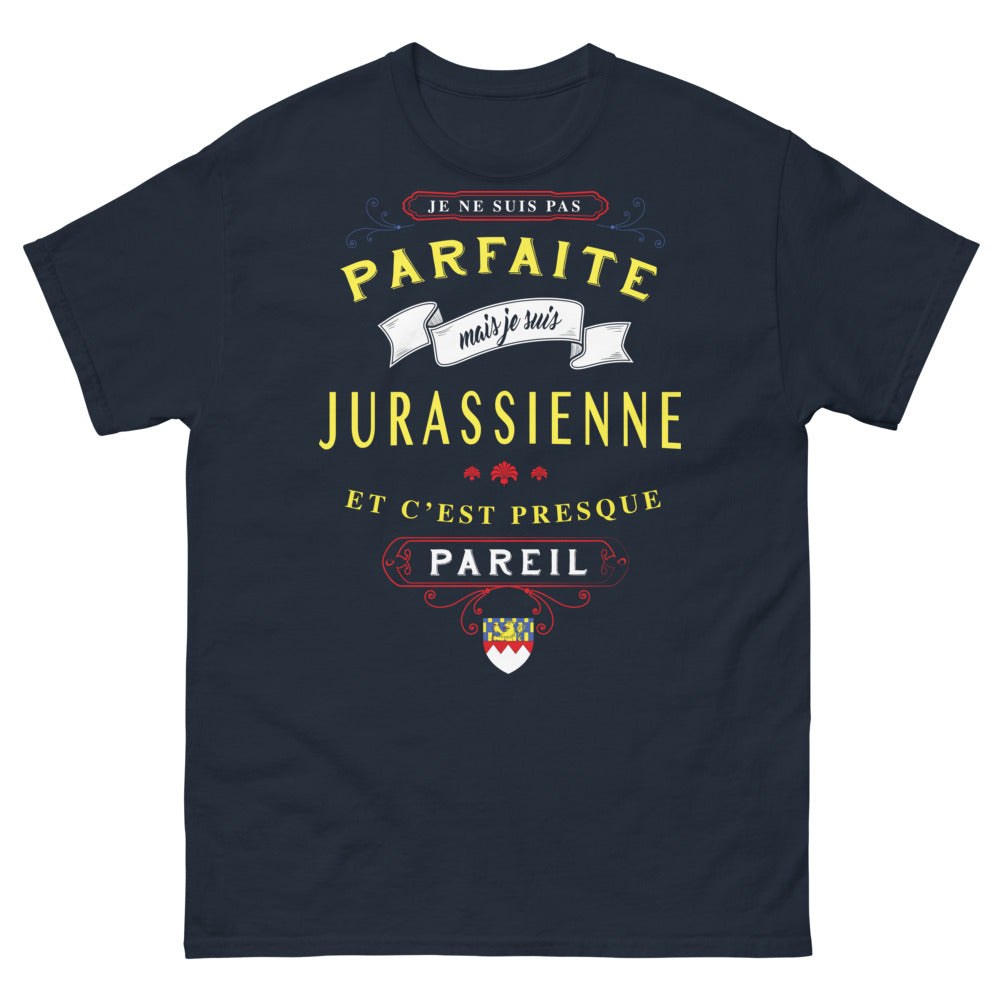 T-shirt Jura bleu marine - presque parfaite, jurassienne