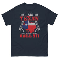 Thumbnail for T-shirt Texan marine - I Won't Call 911