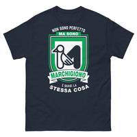 Thumbnail for T-Shirt Marchigiano Blu Navy - Non sono perfetto, marchigiano