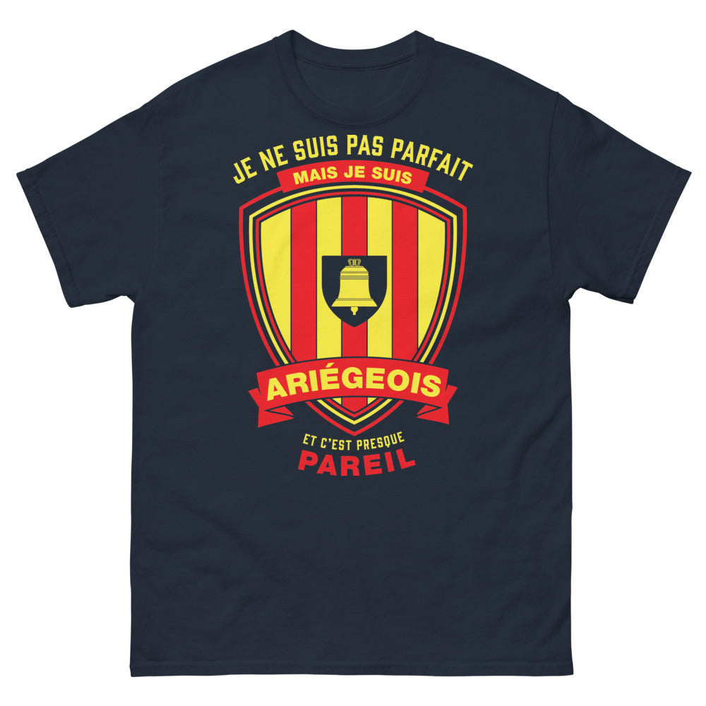 T-shirt Ariège marine - Fier d'être ariégeois
