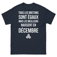 Thumbnail for T-shirt Bretons marine - texte humour et fierté