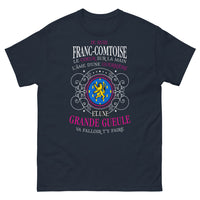 Thumbnail for T-shirt Franc-Comtoise marine - fière et grande gueule