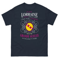Thumbnail for T-shirt Lorraine marine - Guerrière au Cœur Grand