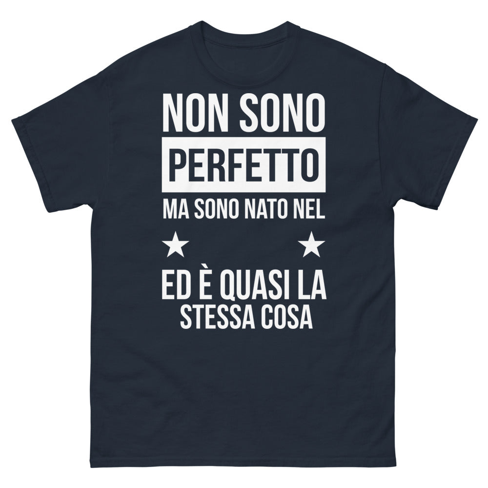 T-Shirt nativo del 1970 marina - umorismo e fierezza