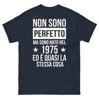 Thumbnail for T-Shirt Noto blu scuro - non sono perfetto 1975