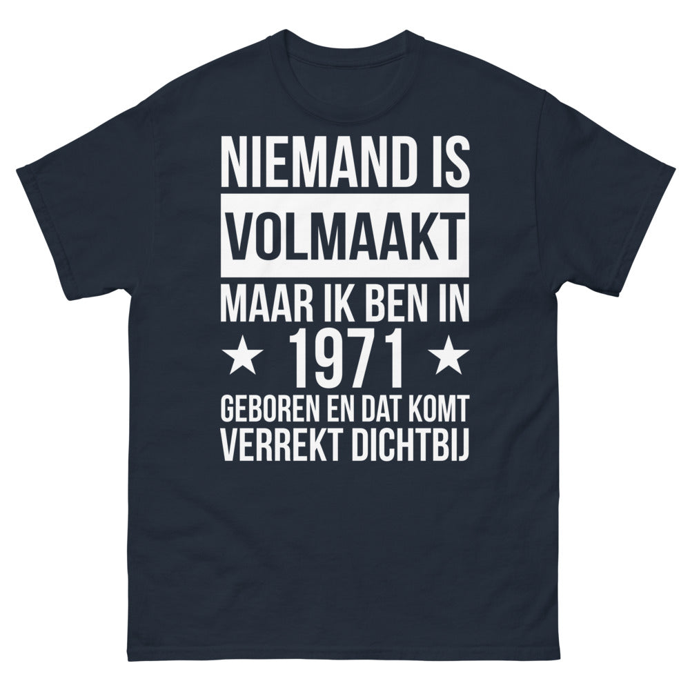 T-Shirt Jahrgang 1971 Blau Marine - Jahrgang 1971, Humor und Nostalgie